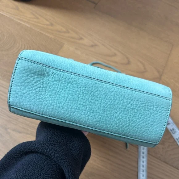 Rebecca Minkoff Side Zip Mini Reagan Tote Cross Body - Teal - NWOT - Picture 15 of 15